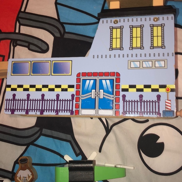 Train accessories building helipad helicopter - Picture 10 of 10